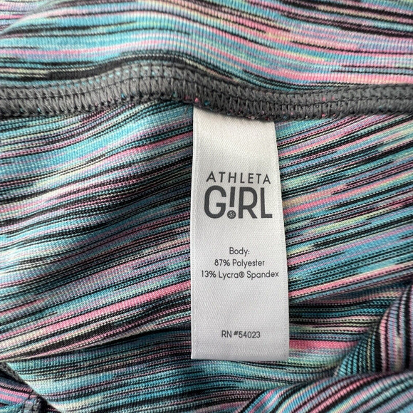 Athleta Girls Multi-Color Space Dye Capri Leggings Size 14 - Picture 5 of 6